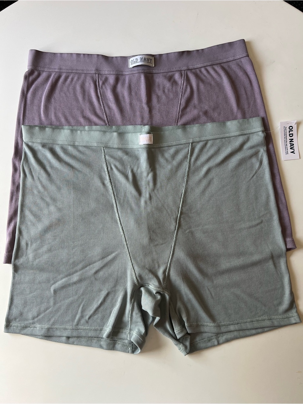Old Navy Women’s XL Ribbed Boxer Shorts Bundle